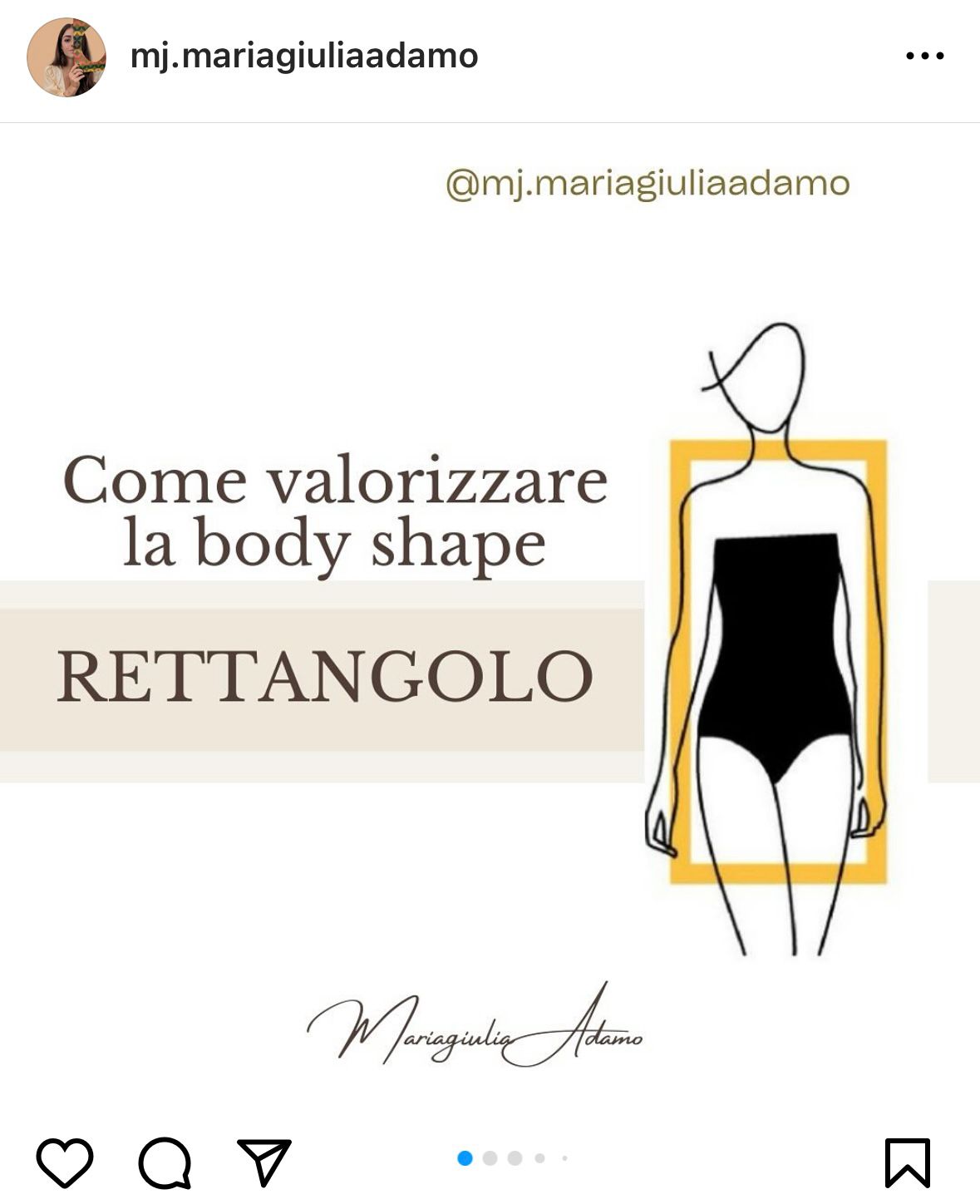 body shape rettangolo