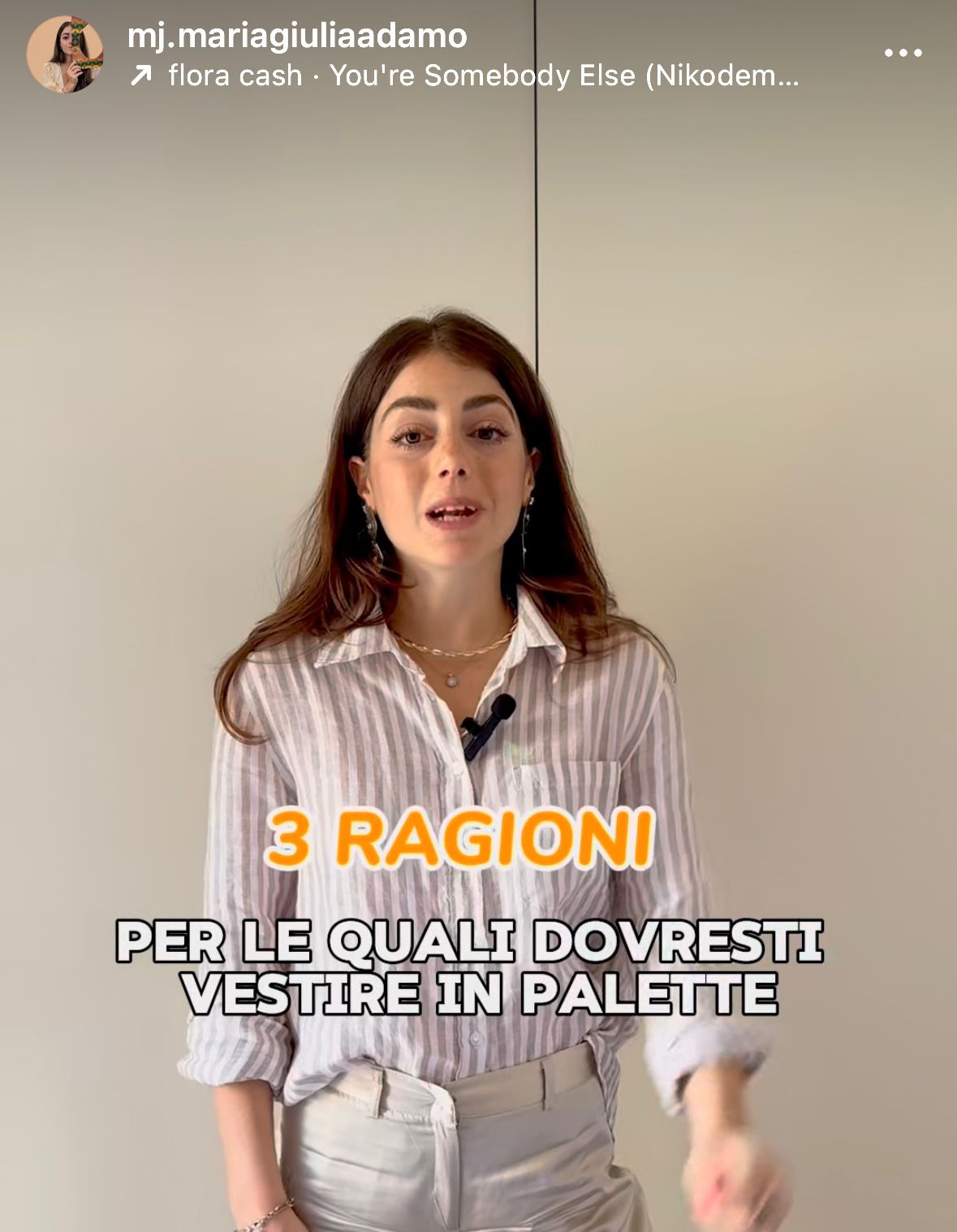 3 ragione per vestire in palette