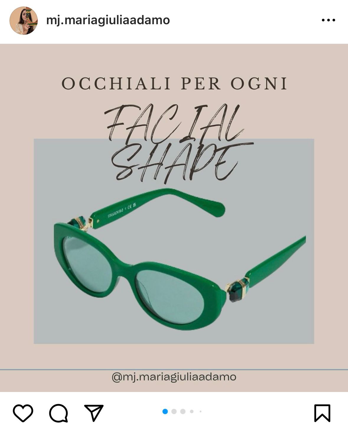 Facial Shape occhiali